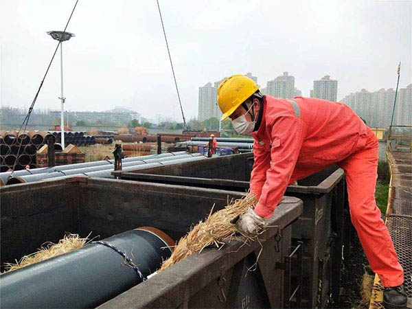 郑州某工程建设有限公司与我公司签署外3PE内环氧粉末防腐钢管供应合同